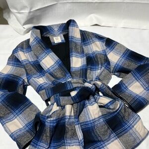 Matilda Jane good heart Blue and Cream Plaid jacket